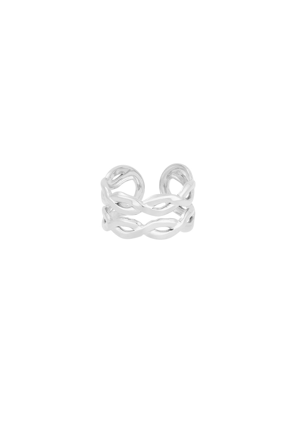 Fien - verstelbare ring Zilver