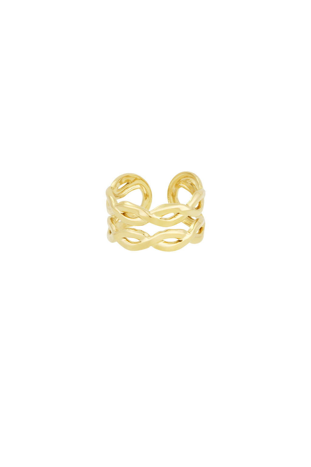 Fien - verstelbare ring Goud