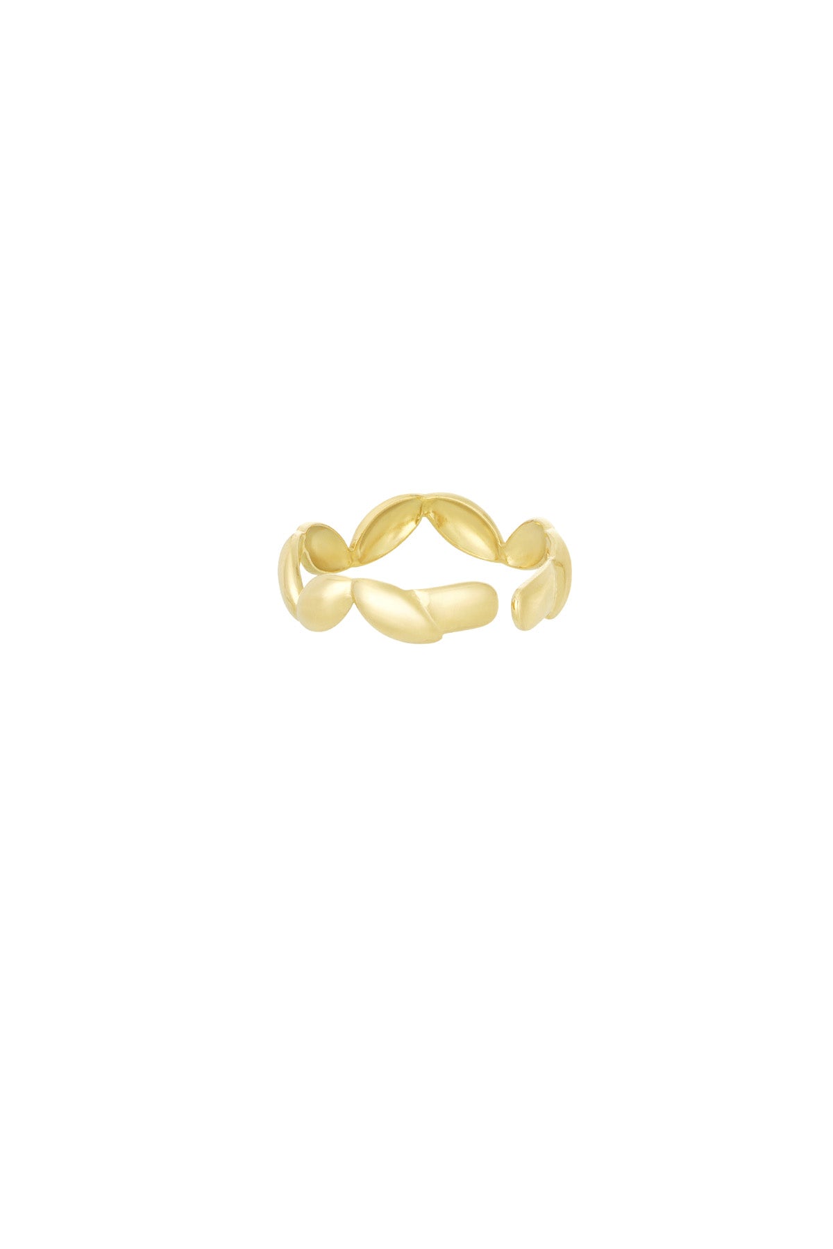 Wavey Wonder - bandring Goud detail