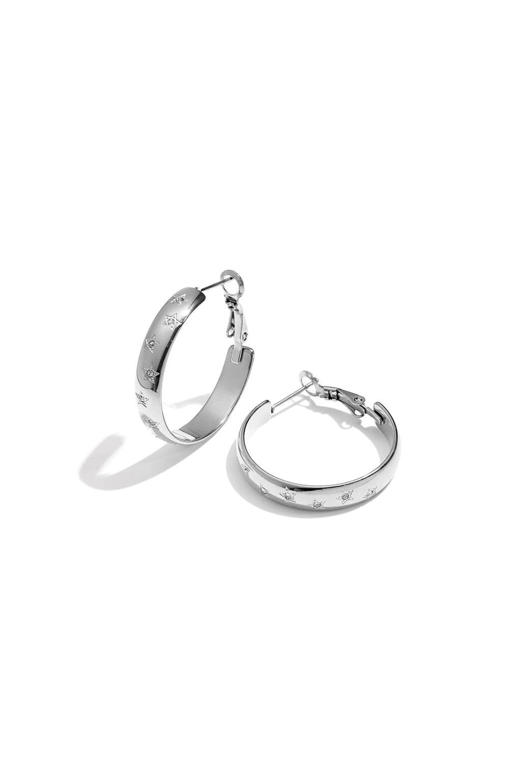 Day Dreamer - statement hoops Zilver