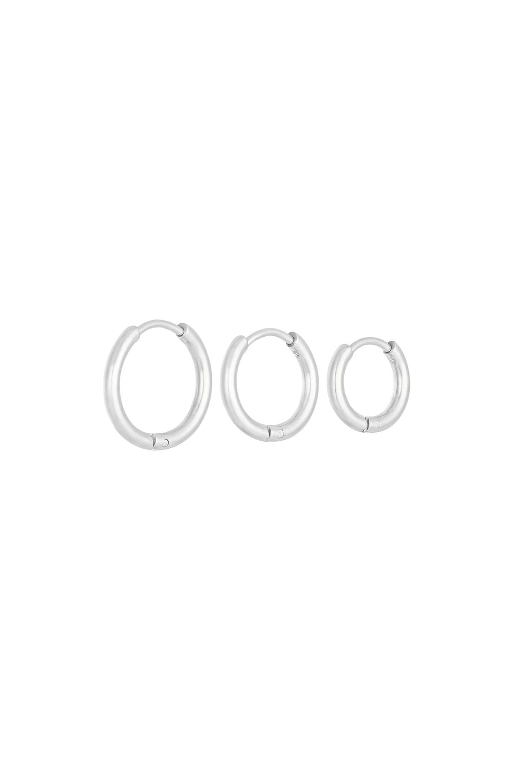 Trio Mini - hoops set Goud
