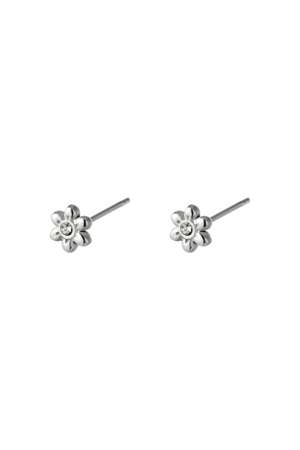 Fleur - studs Zilver