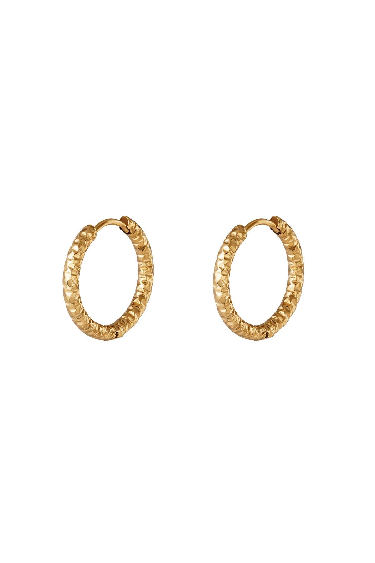 Iris - hoops Goud