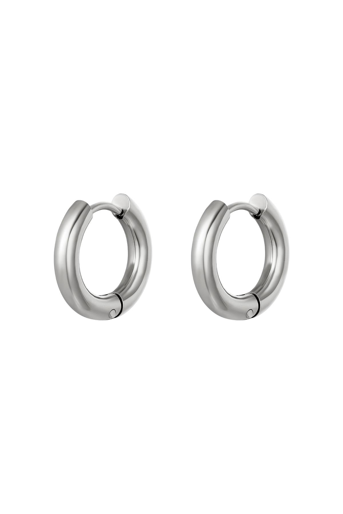 Tess - hoops Zilver