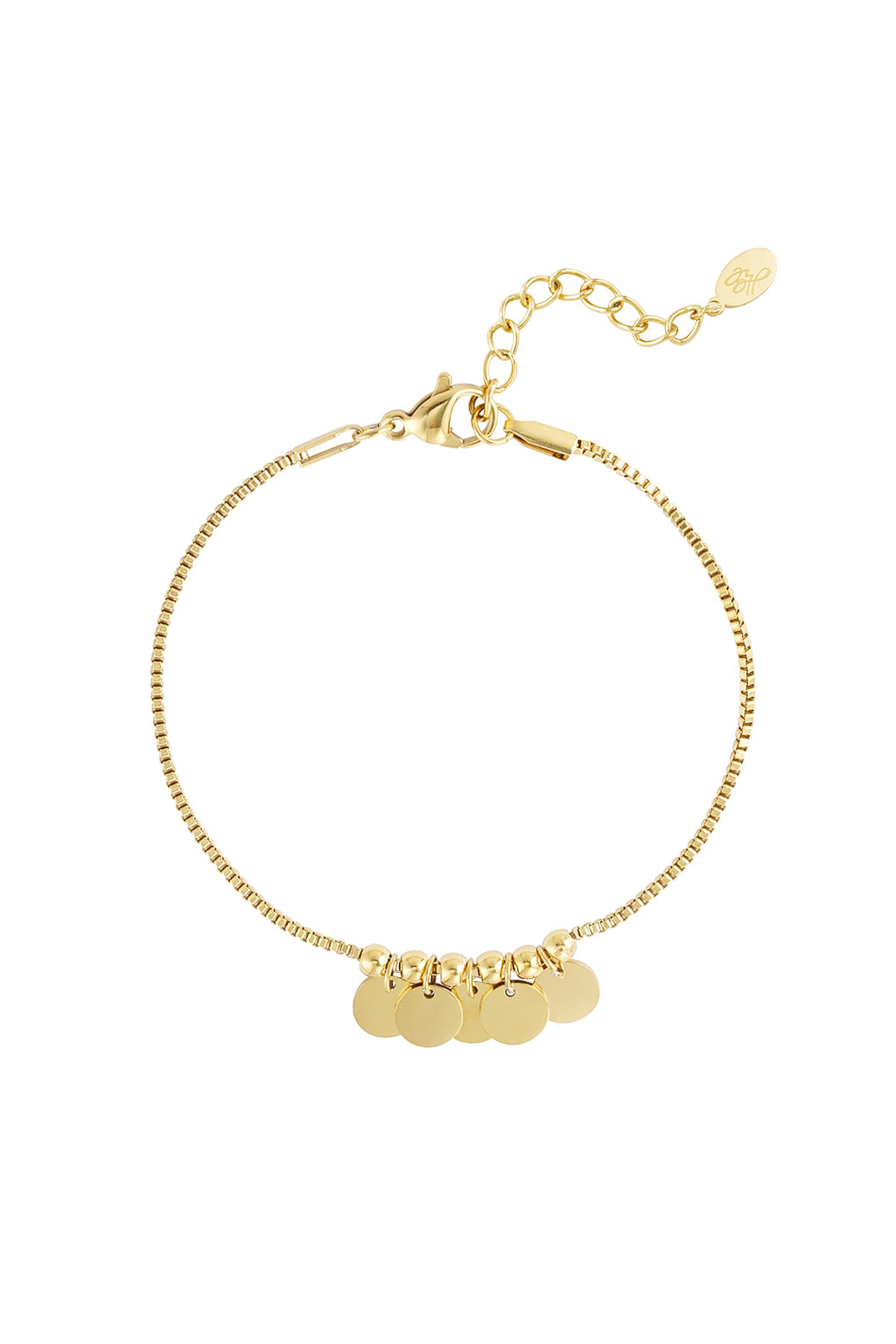 Soft Move - bedelarmband Goud