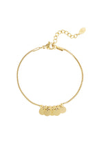 Soft Move - bedelarmband Goud