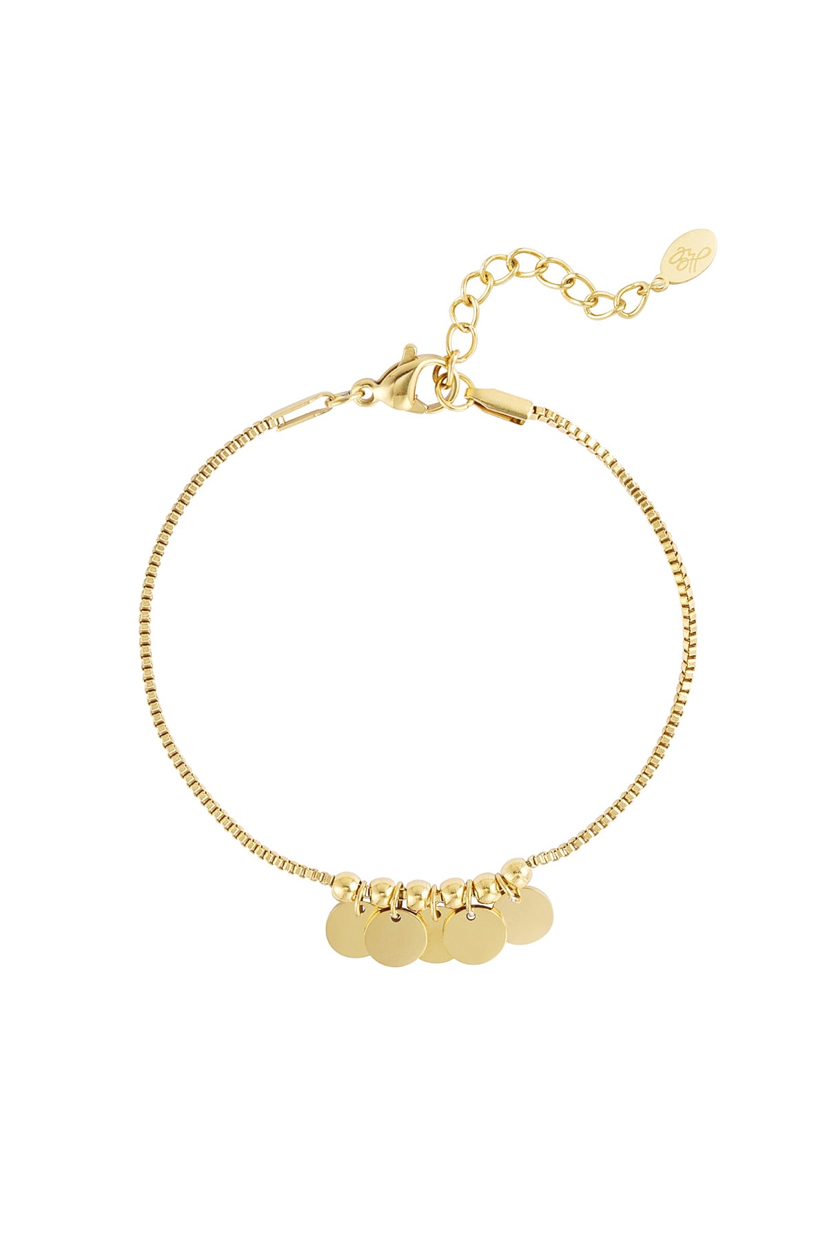 Soft Move - bedelarmband Goud