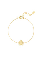 Lucky Charm - bedelarmband Goud