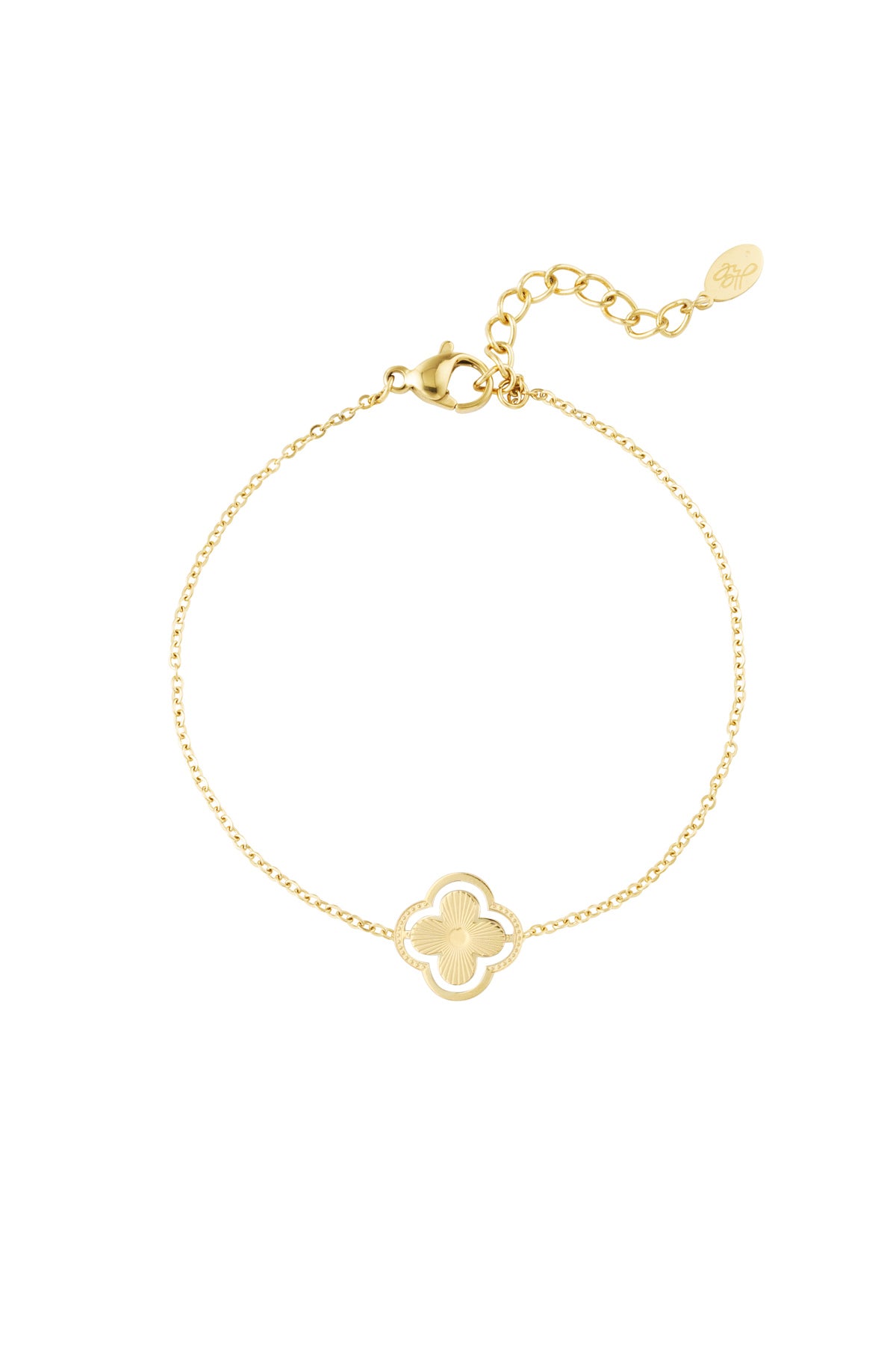 Lucky Charm - bedelarmband Goud