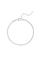 Simple - schakelarmband Zilver