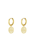 Smile - studs Goud