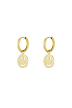 Smile - studs Goud
