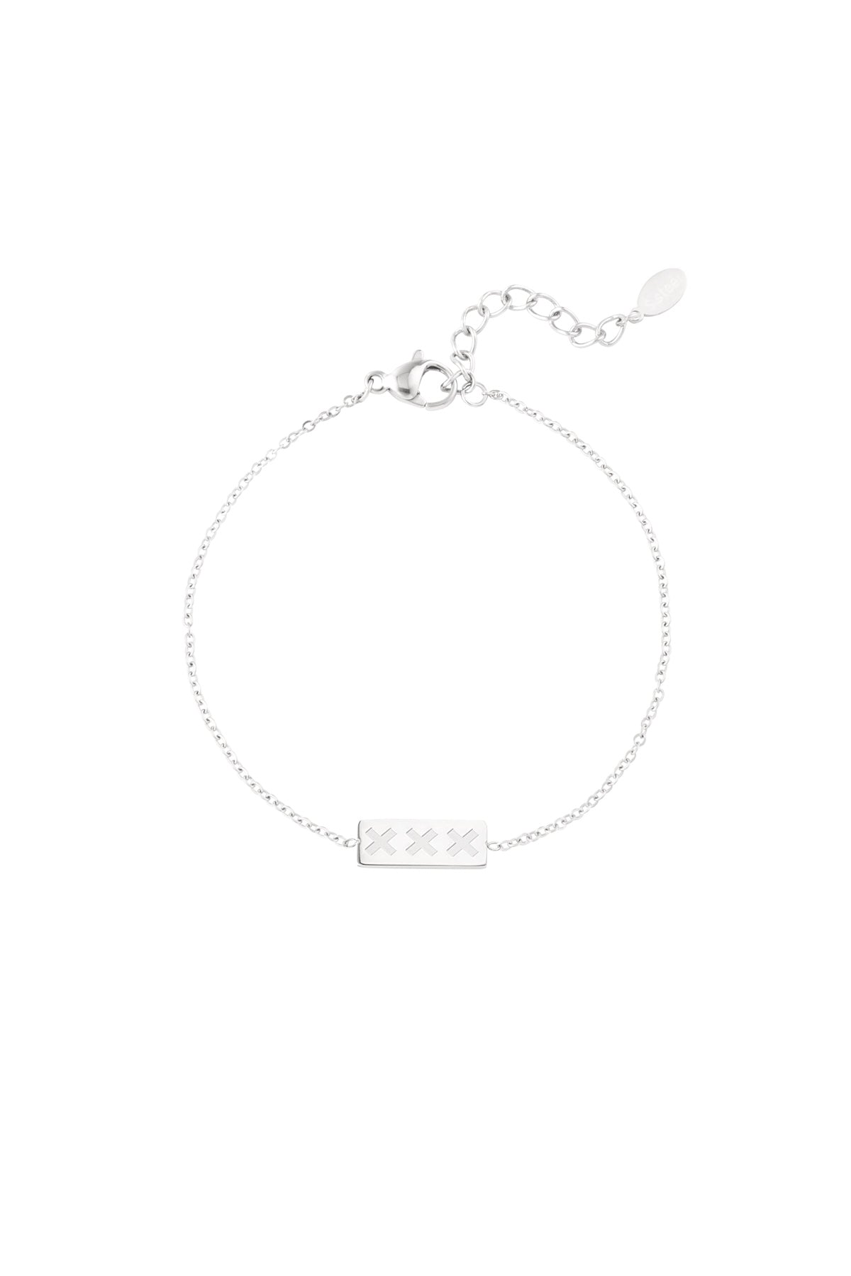 Amstrdm - bedelarmband Zilver