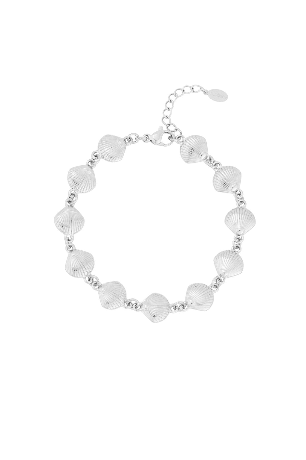 Coastal - schakelarmband Zilver