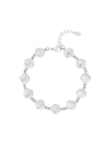 Coastal - schakelarmband Zilver