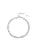 Line - schakelarmband Zilver