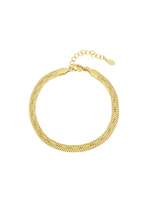 Nala - schakelarmband Goud