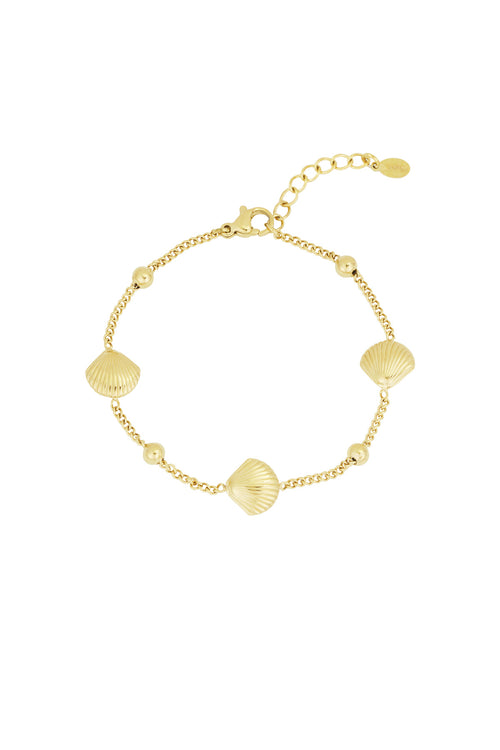 Sun - bedelarmband Goud