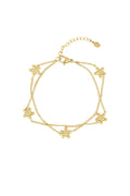 Wildflower - bedelarmband Goud