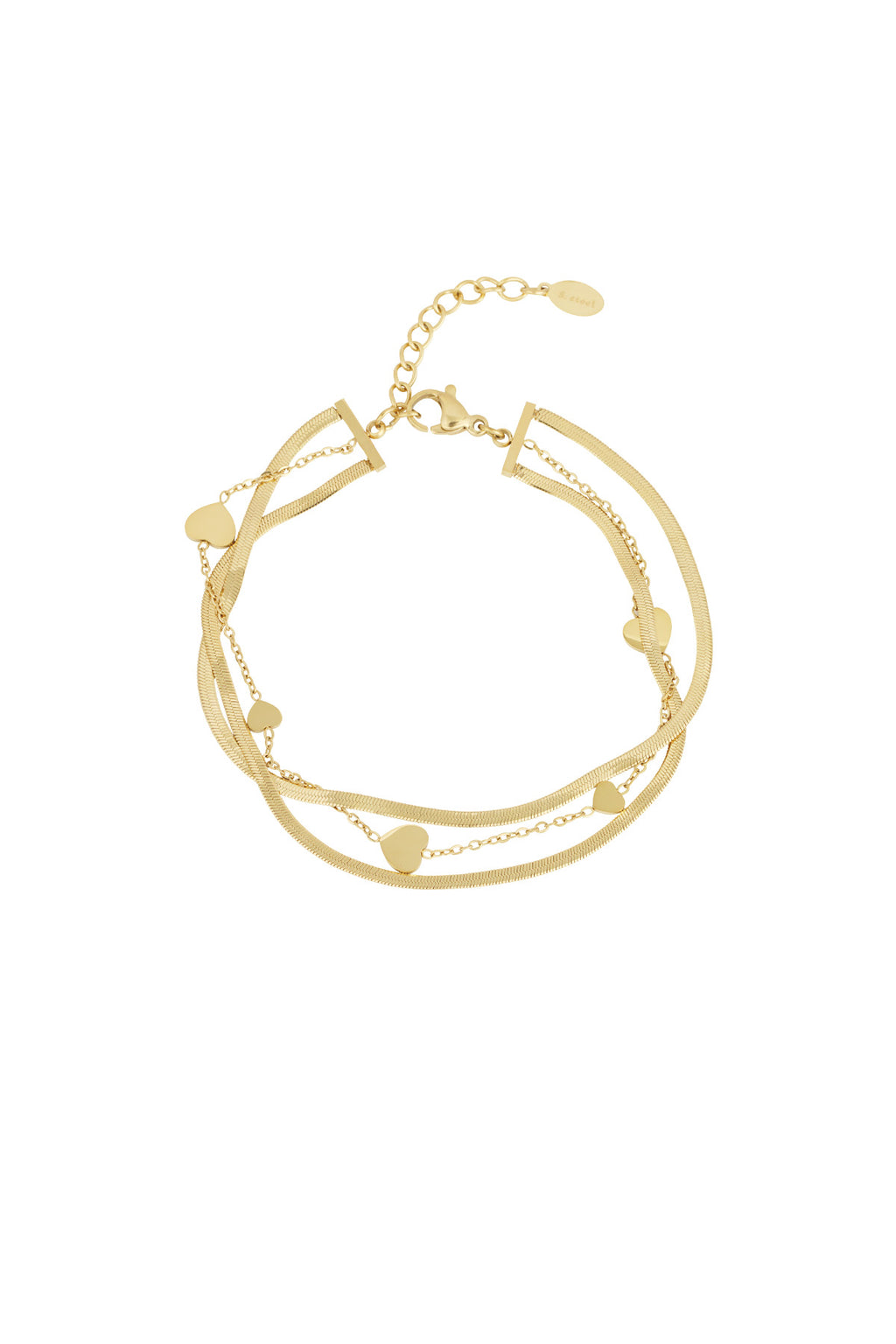 Ella - bedelarmband Goud
