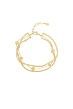 Ella - bedelarmband Goud