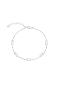 Diamond - bedelarmband Zilver