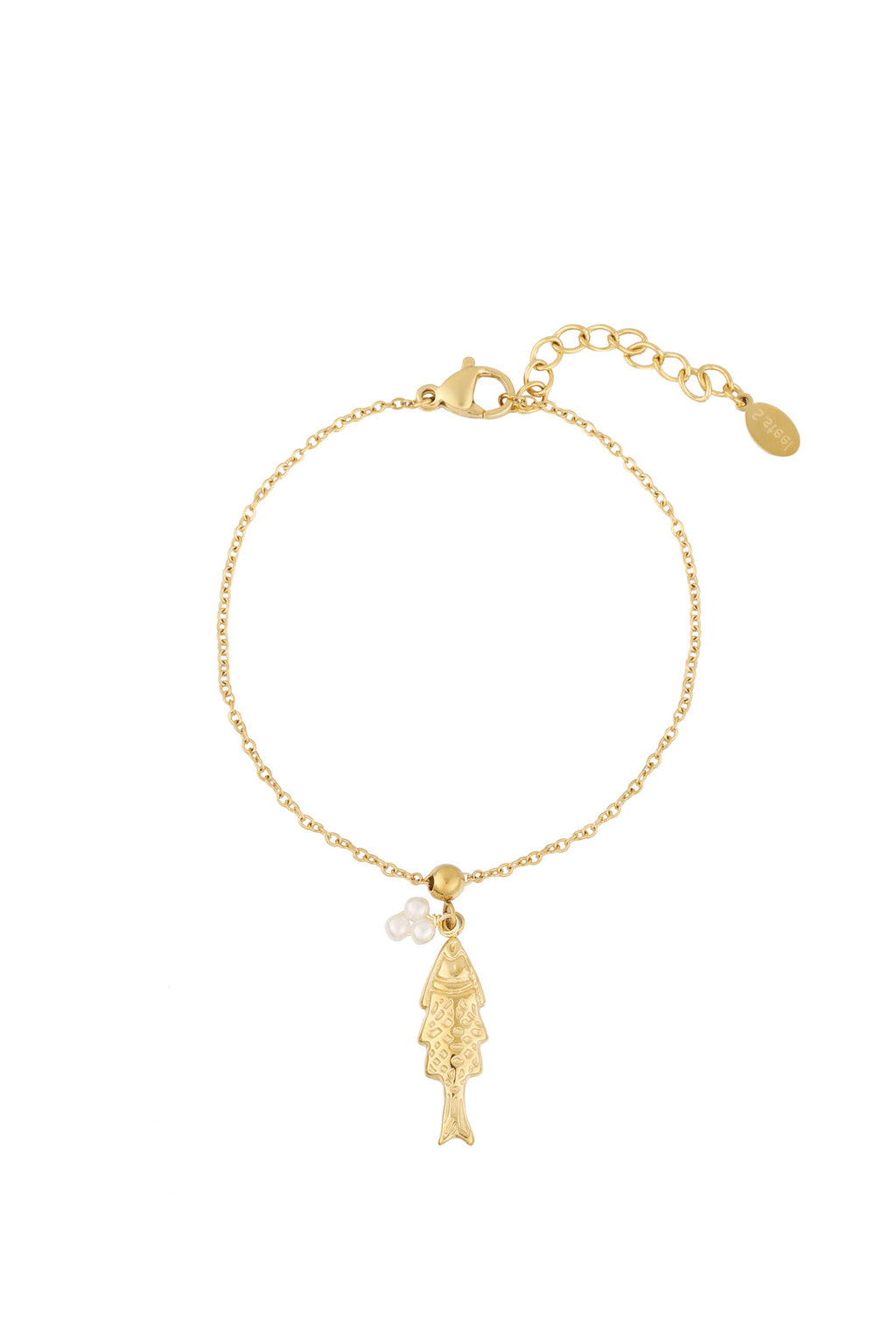Pesce - bedelarmband Goud