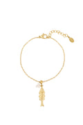 Pesce - bedelarmband Goud