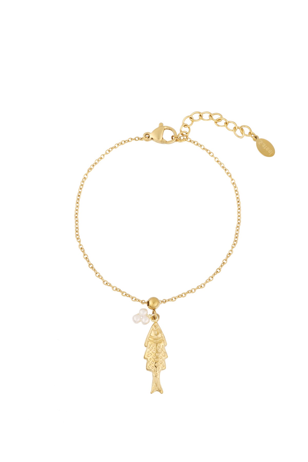 Pesce - bedelarmband Goud