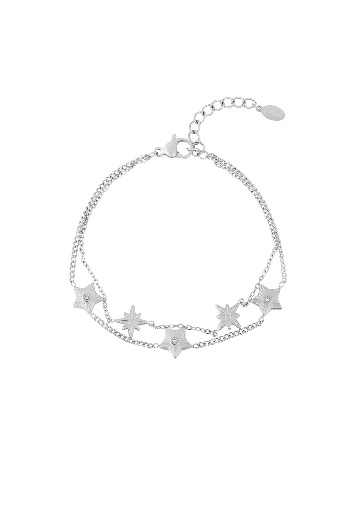 Sky - sterren armband Zilver