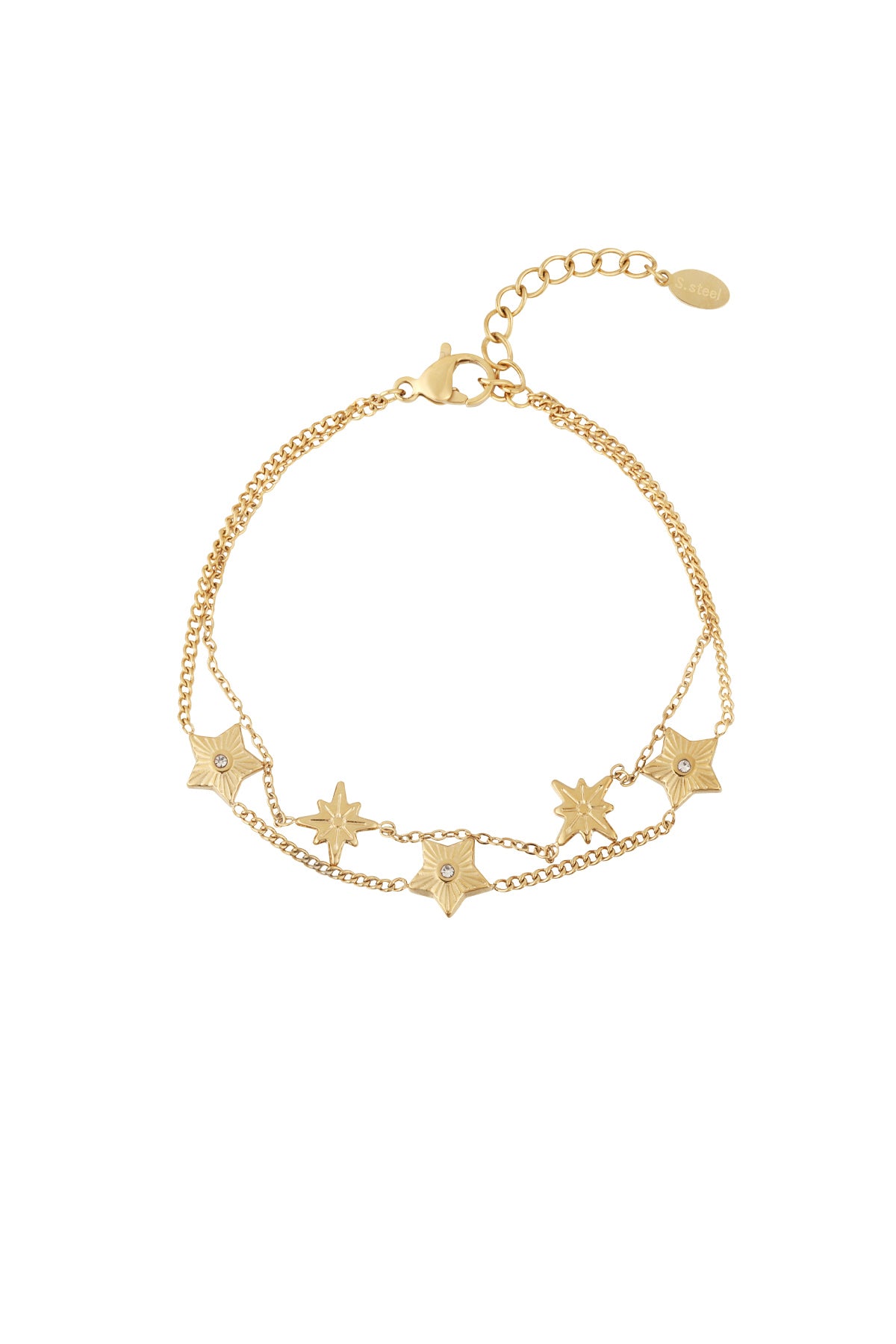 Sky - sterren armband Goud