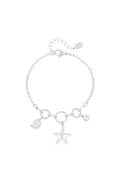 I Sea You - schelp armband Zilver