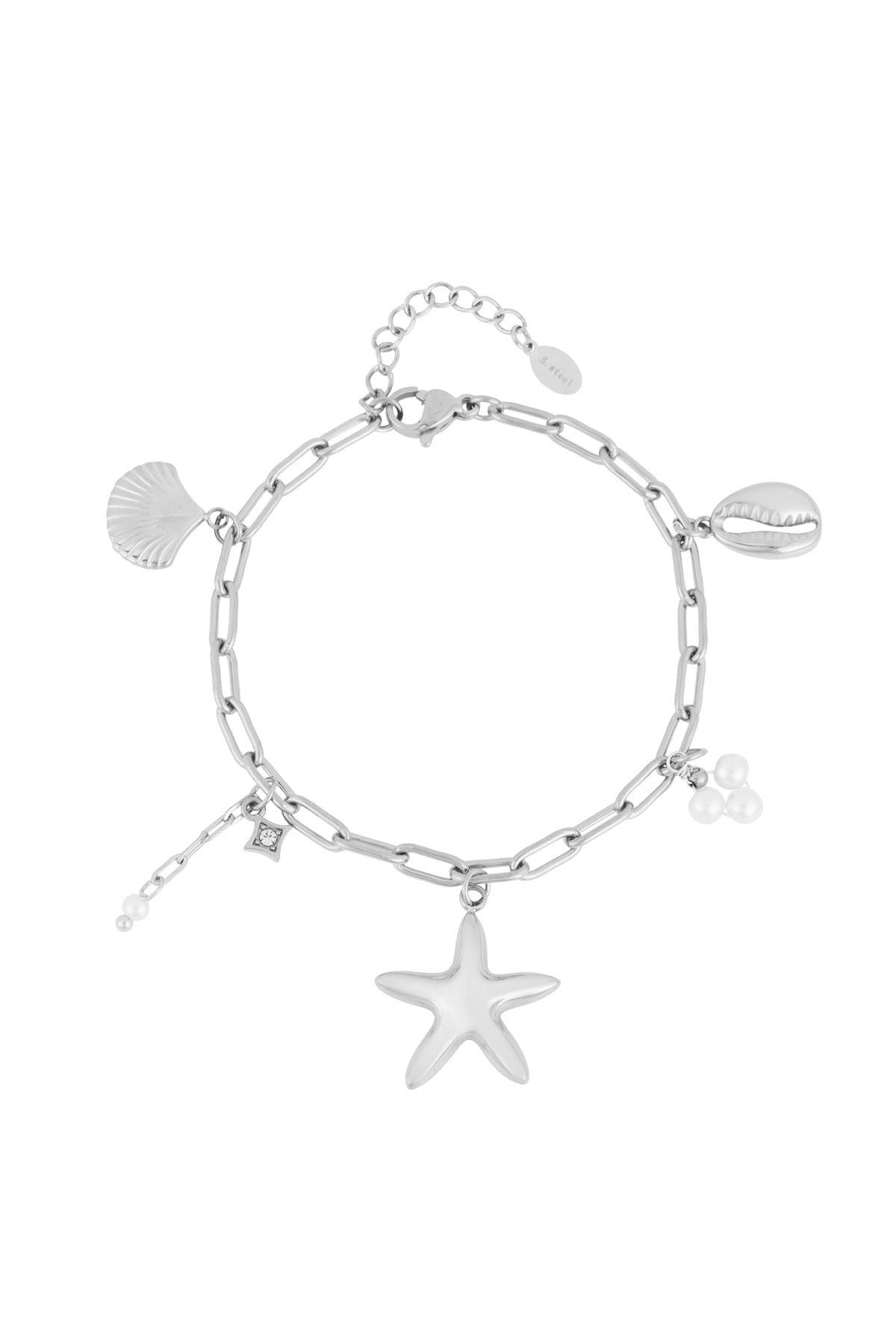 Dianna - statement armband Zilver