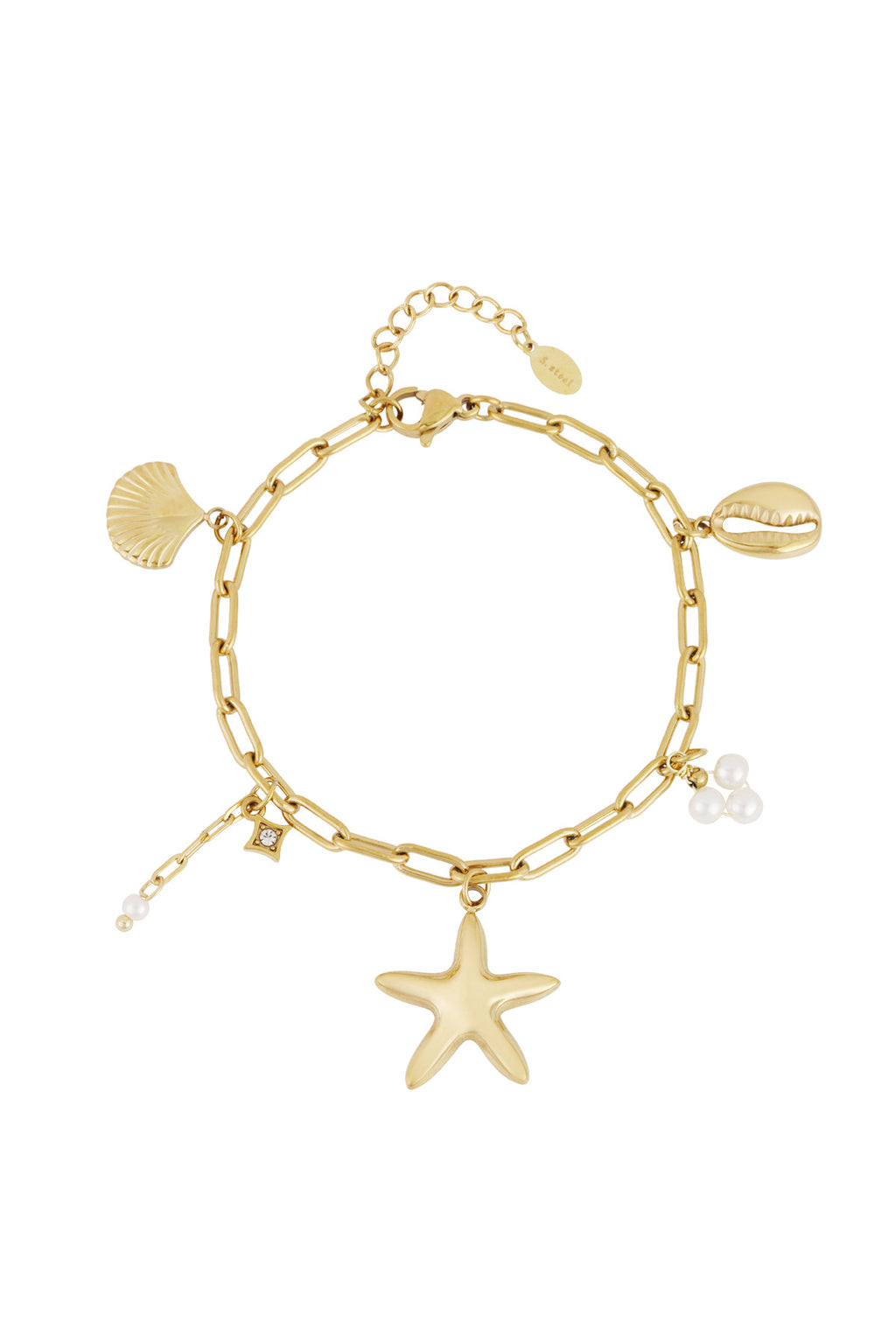 Dianna - statement armband Goud