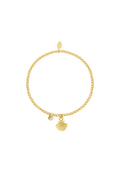 Shell - schelp armband Goud