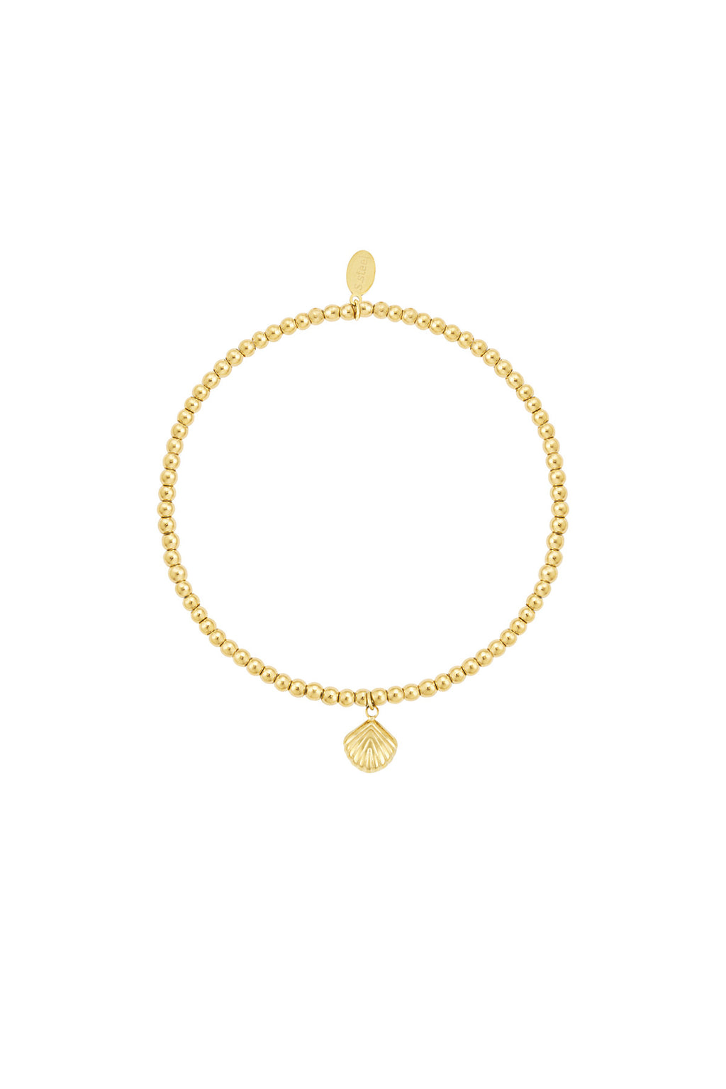 Sand - kralenarmband Goud