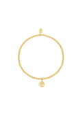 Sand - kralenarmband Goud