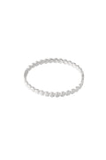 Coil - manchet armband zilverkleurig
