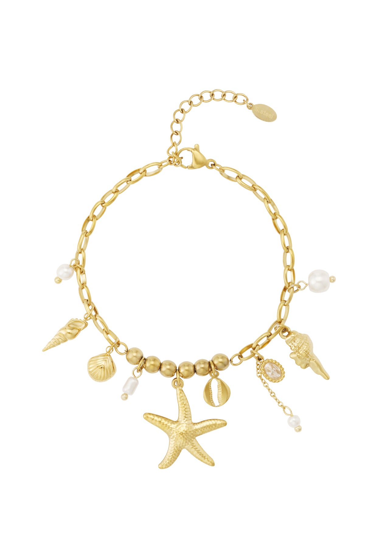 Solstice - bedelarmband Goud