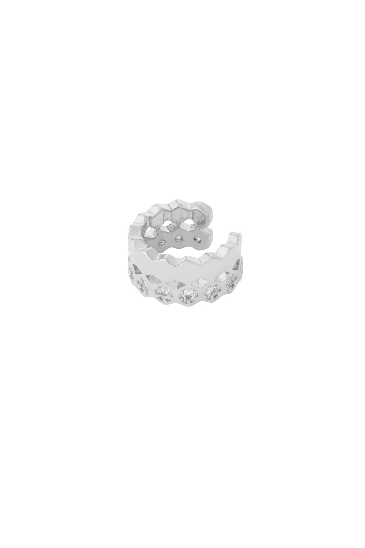 Dotty - earcuff Zilver