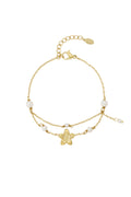 Fleurie - bedelarmband Goud