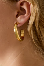 Halo - hoops Goud aan oor