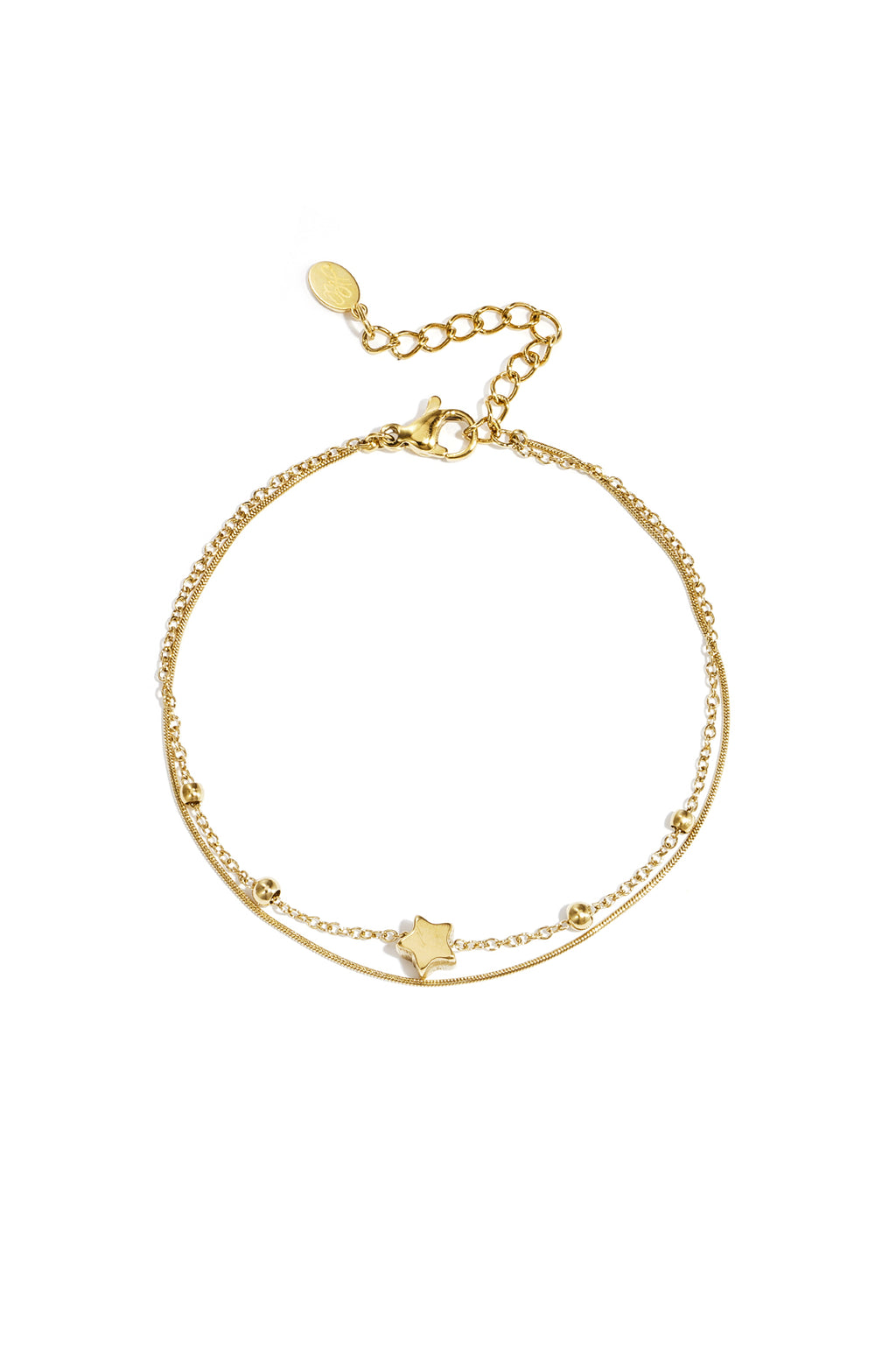 Cosmo - bedelarmband Goud