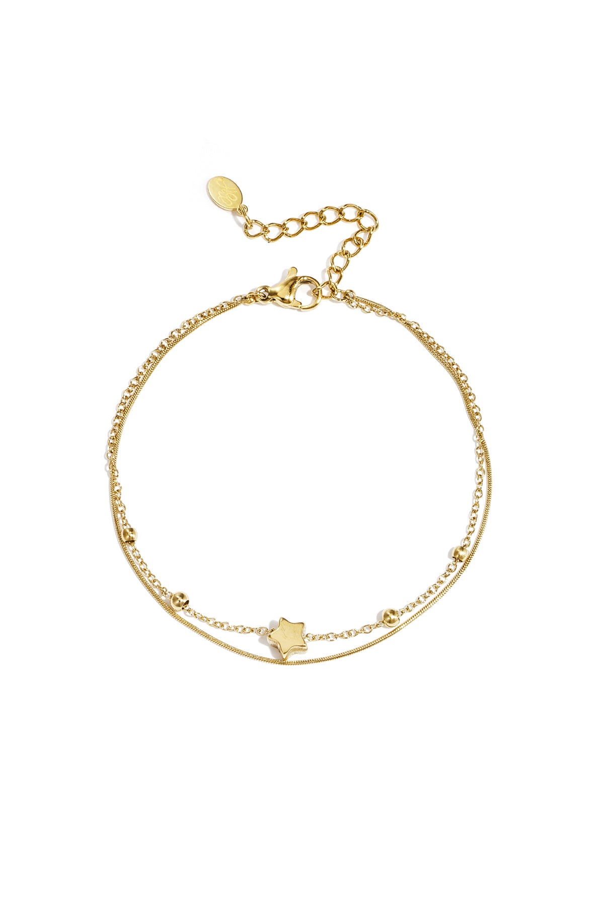 Cosmo - bedelarmband Goud