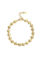 Forever - hartjes armband Goud