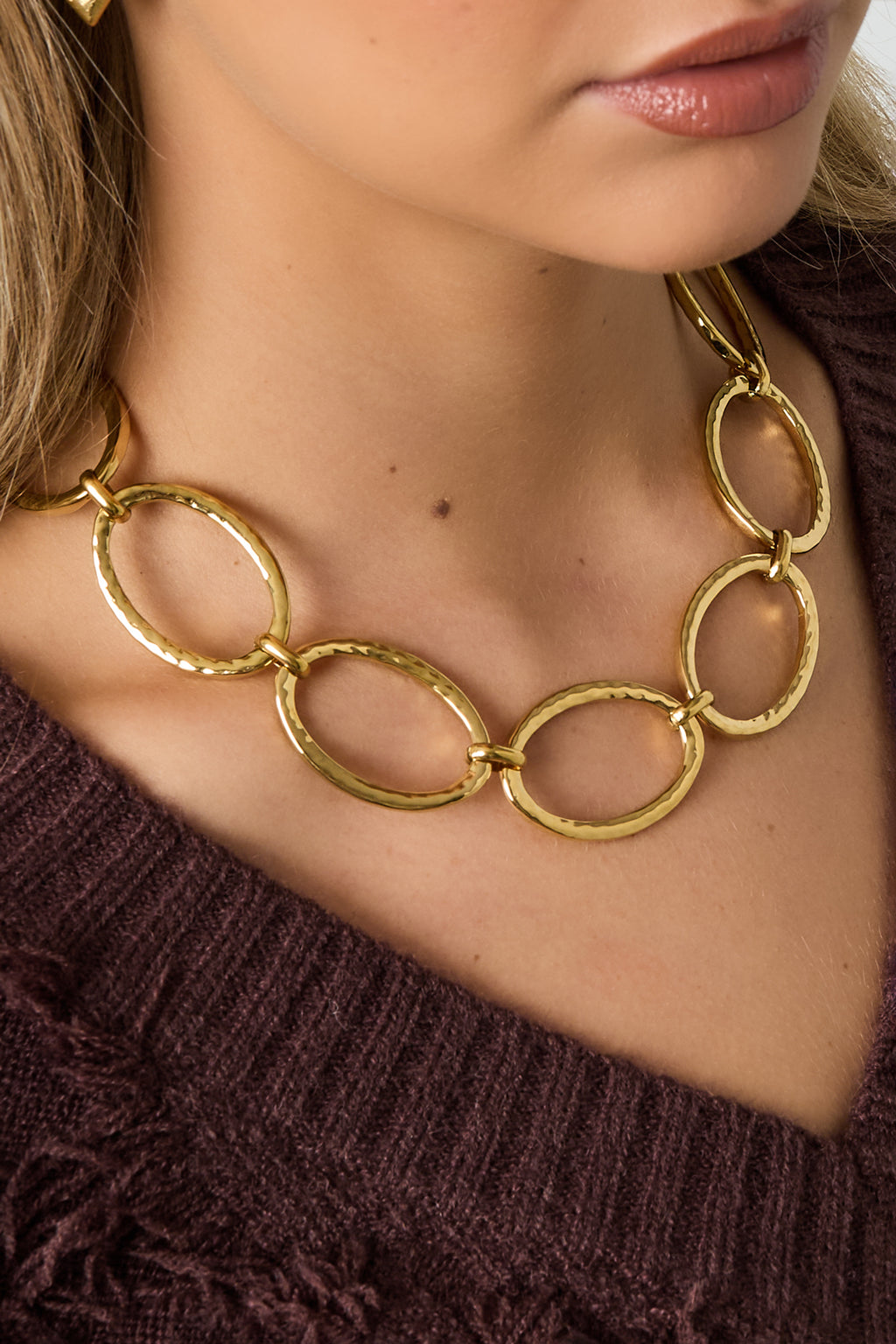 Halo - klassieke ketting Goud detail