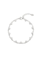 Spreading Love - hartjes armband Zilver