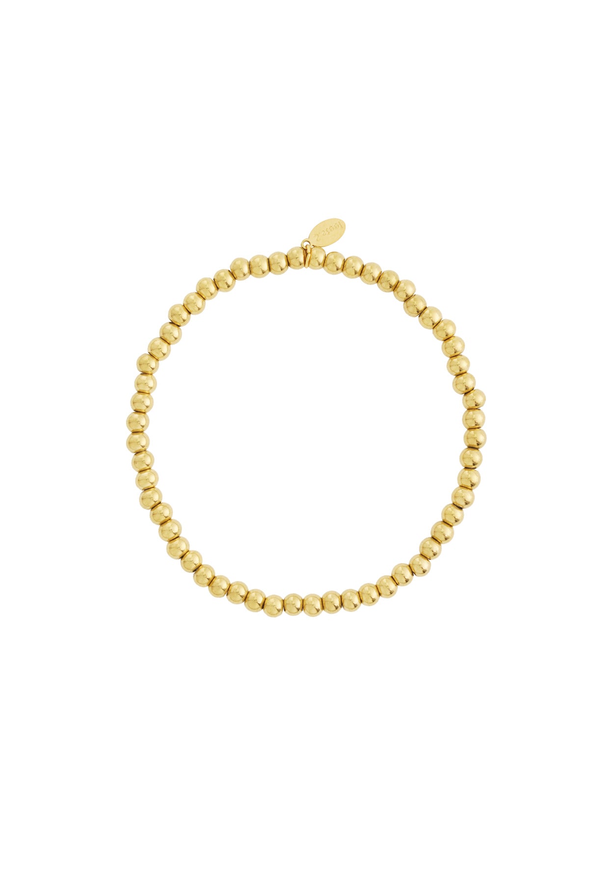 Coral - schakelarmband Goud