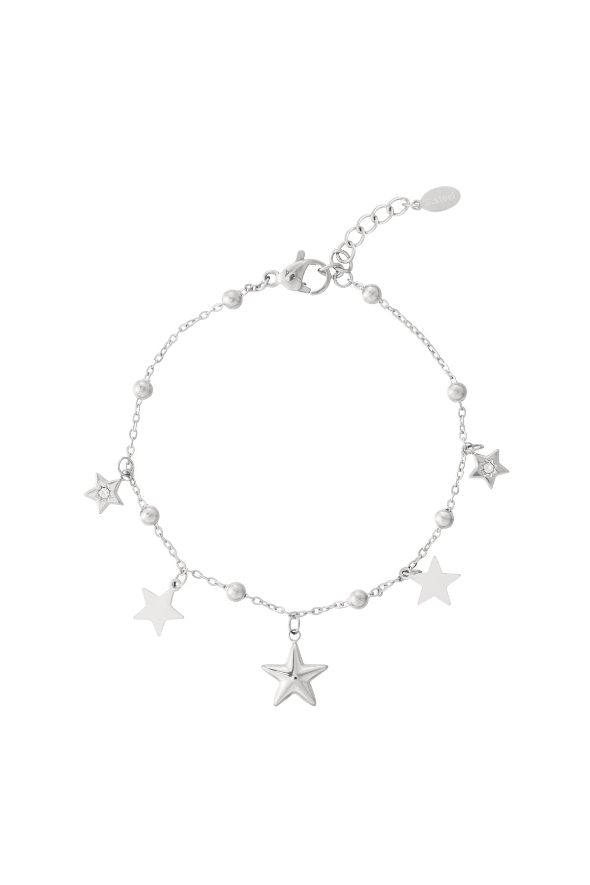 Stellar - bedelarmband Goud detail