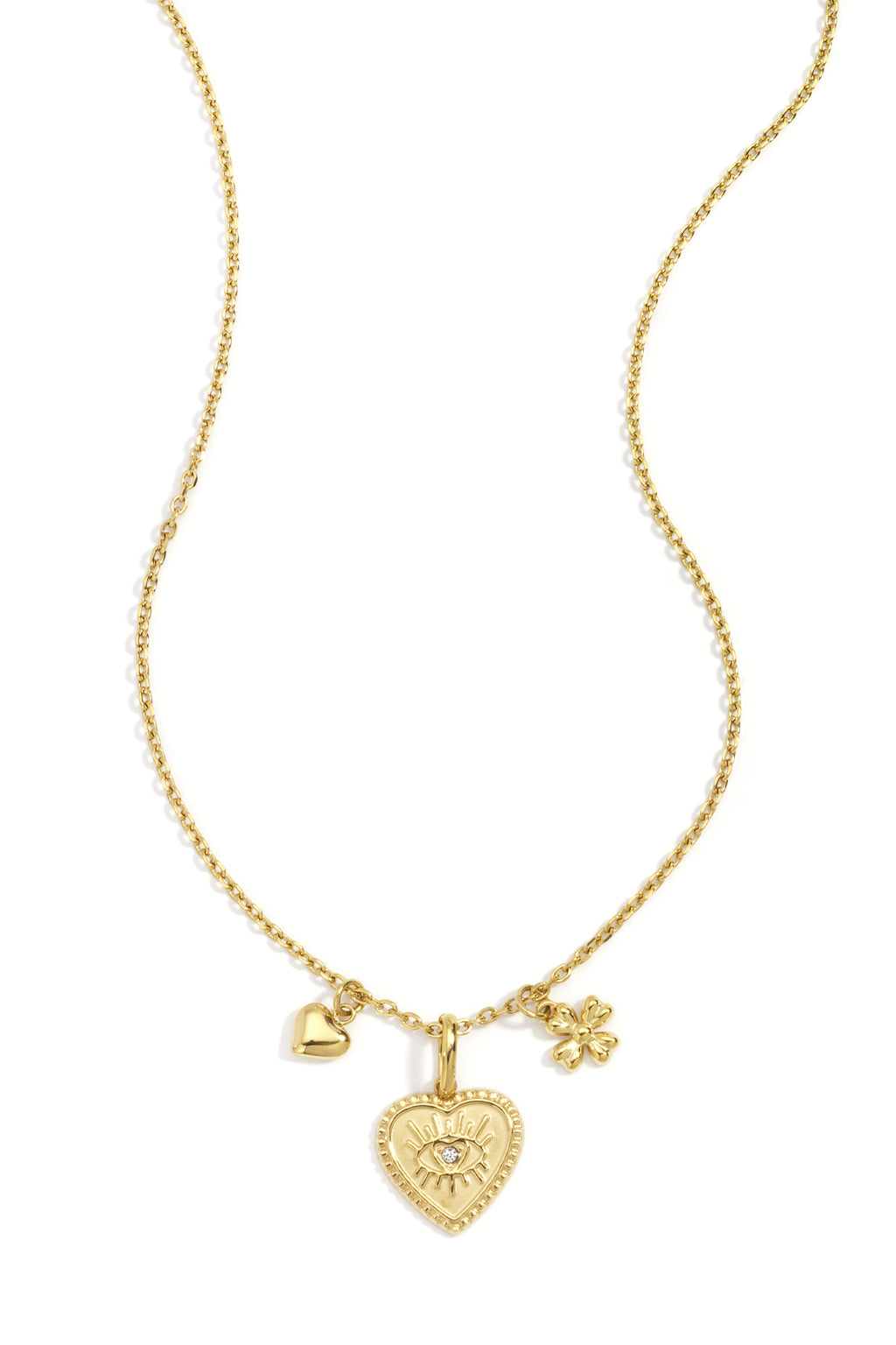 Eye - hanger ketting Goud